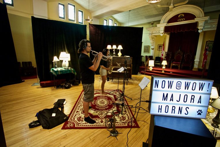 Nick Bulligan, Karen Ng, Majora - Odd Fellows Temple Pop-Up Studio, Aug 2017