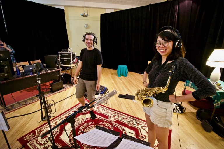 Nick Bulligan, Karen Ng, Majora - Odd Fellows Temple Pop-Up Studio, Aug 2017