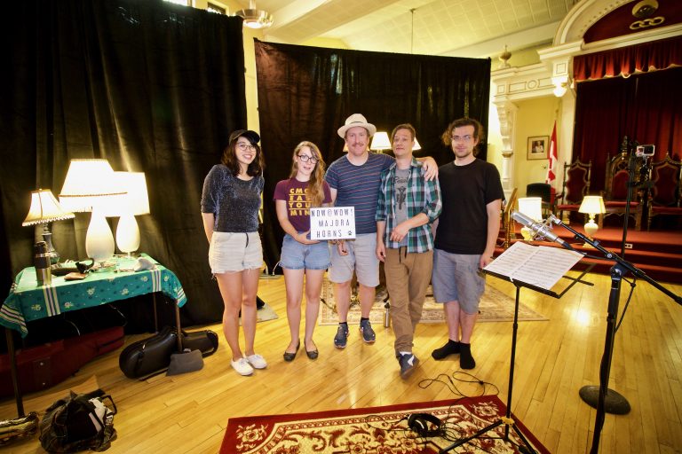 Majora horns session w/ Karen Ng and Nick Bulligan - Odd Fellows Temple Pop-Up Studio, Aug 2017