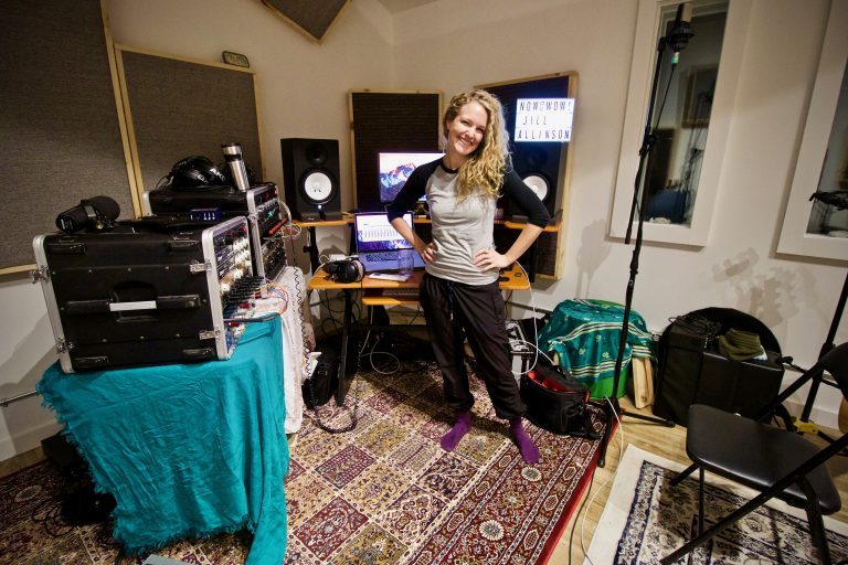 Jill Allinson in The WOW! Shed