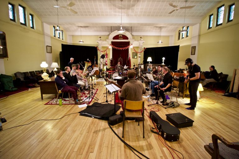 Friendly Rich & The Woodshed Orchestra - Odd Fellows Temple Pop-Up Studio, Nov 2017