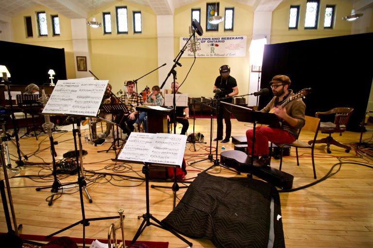 Friendly Rich & The Woodshed Orchestra - Odd Fellows Temple Pop-Up Studio, Nov 2017