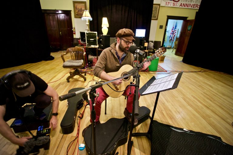 Friendly Rich & The Woodshed Orchestra - Odd Fellows Temple Pop-Up Studio, Nov 2017