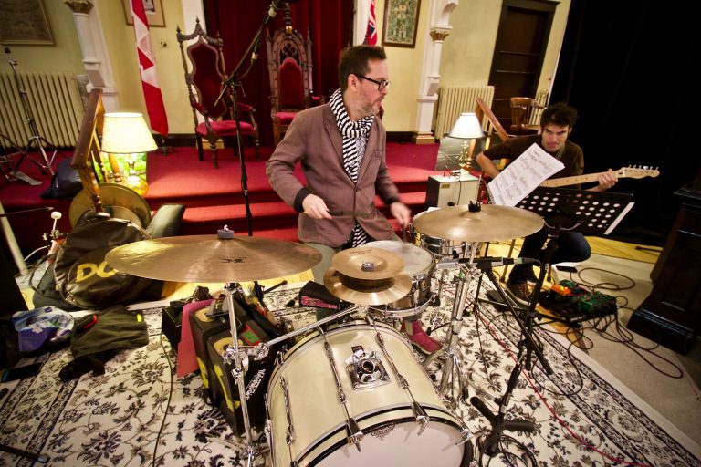 Friendly Rich & The Woodshed Orchestra - Odd Fellows Temple Pop-Up Studio, Nov 2017