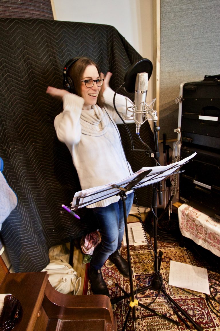 Sarah Jerrom in The WOW! Shed