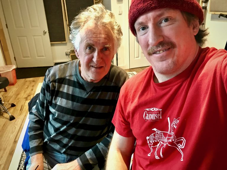 Brian Daniels & Joe Lapinski, in the WOW! Shed